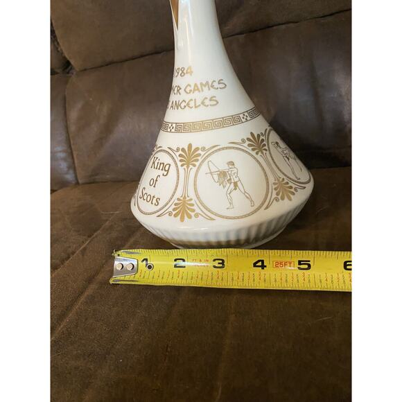 Vintage Spode England Scotland 1984 Olympic Games LA Cream Gold Trim No Stopper - Picture 6 of 6